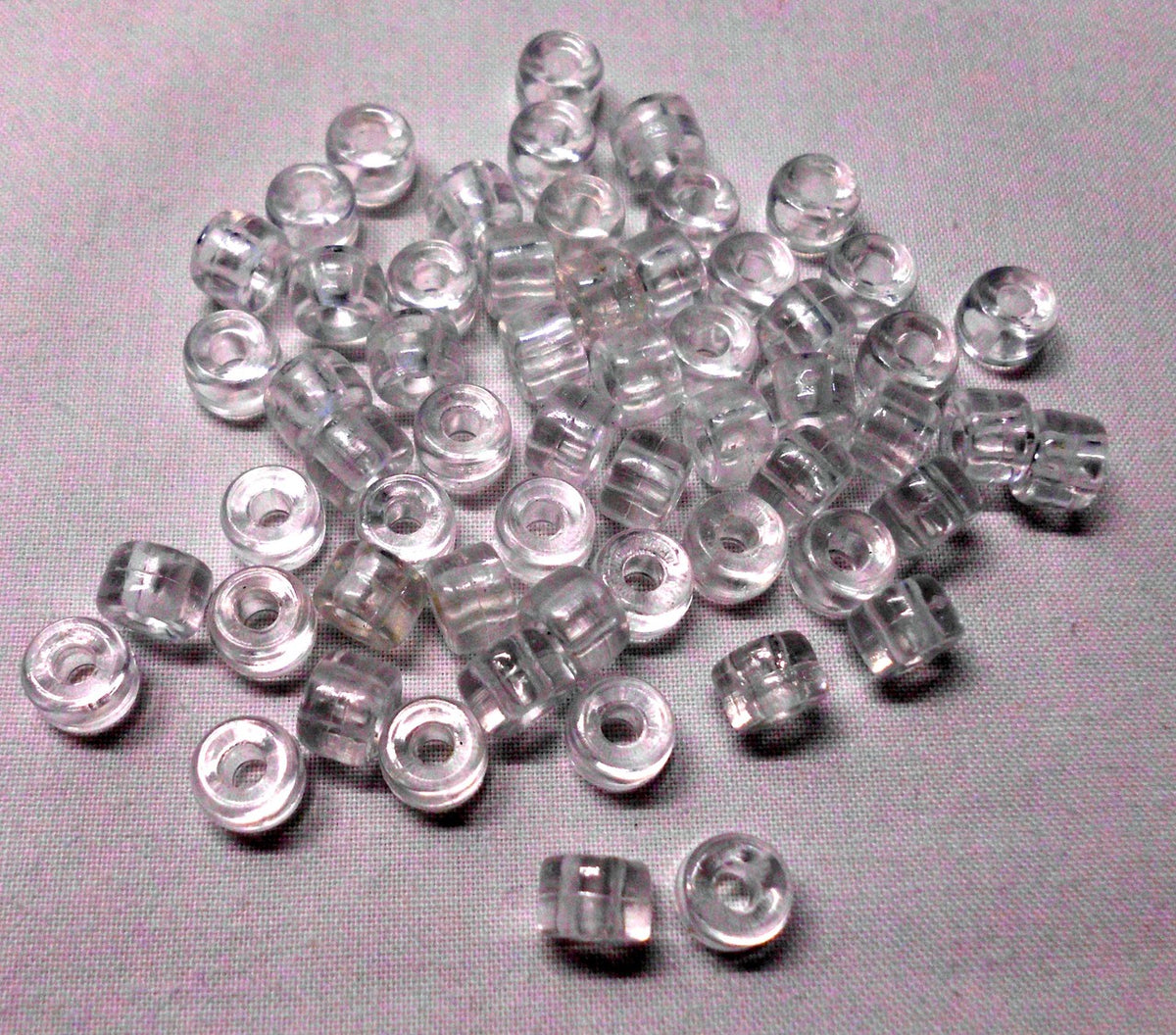 Clear Pony Beads